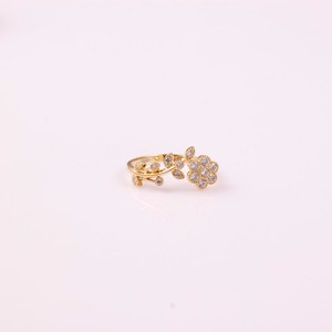 Hot Fashion <strong>Adjustable</strong> <strong>Rings</strong> Gold Color <strong>Silver</strong> Plated Wishful Flower Leaves and Branches Finger <strong>Rings</strong> for Women Jewelry Wedding - Product Image 3
