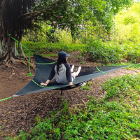 Großhandel Camping tragbare Hängematte Famiy Big Triangle Bett Hängematte Baum Zelt