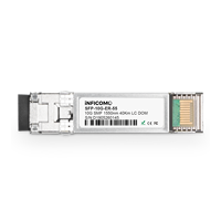 Plug-and-play Émetteur-récepteur à fibre optique 11.3Gbps 1550nm 40km SM SFP +