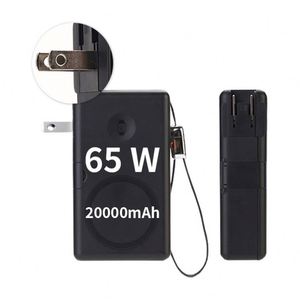 2025 Wireless Power Bank Multi Function Magnetic 20000mah 65W Fast Charging Powerbank with Wall Plug in - Product Image 3