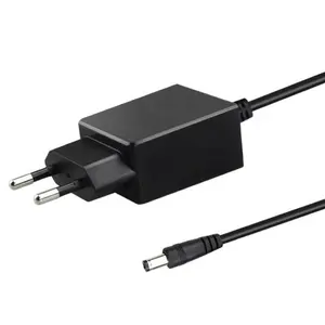 Adaptador de entrada 100-240v, euro 5v 6v 9v 12v 0.5a 1a 1.5a 2a 2.5a 3a 4a ac dc de alimentação