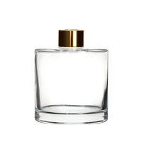 Fabricant de produit Bouteille de diffuseurs de roseaux modernes de 300ml parfumés de luxe en verre clair en cristal personnalisé de la meilleure qualité