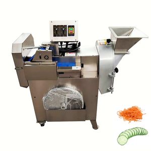 Machine à couper les légumes à double tête, machine à hacher la laitue, trancheuse à pommes de terre, machine à couper les carottes en dés - Product Image 1