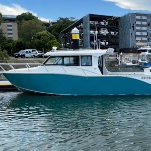 Bateau de pêche en aluminium soudé <span class=keywords><strong>Gospel</strong></span> Offshore 9,6 m, bateau de sport fluvial, yacht de tourisme, bateau de luxe, bateau rapide avec cabine - Product Image 1
