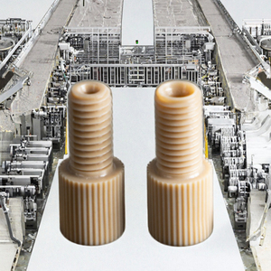 Raccords de tuyauterie sans bride en PEEK à deux pièces, résistants aux hautes températures et à la corrosion, avec surface lisse, de la marque Runze Fluid - Product Image 3