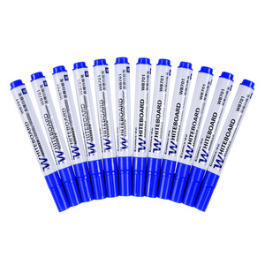 Marqueur pour tableau blanc Comix WB701 effaçable à base d'eau pour usage bureautique rouge bleu noir - Product Image 4