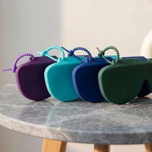 Unisex Silicone <b>Glasses</b> Pouch, Scratch & Shock Resistant Sunglasses Sleeve with Anti-Lost Lanyard - Product Image 1