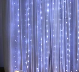 Đám cưới lãng mạn Rèm trang trí ánh sáng <span class=keywords><strong>LED</strong></span> Dây đèn Đảng Trong nhà - Product Image 1