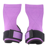 Protège-paumes de musculation avec support de poignet en microfibre antidérapante pour la musculation, les soulevés de terre et les tractions, logo personnalisé