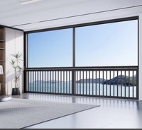 METGOOD-Ventanas corredizas de vidrio Low-E de aluminio con doble acristalamiento, gran oferta, con mosquitera para uso exterior