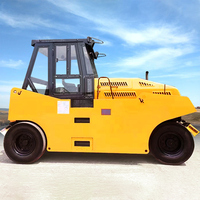 Nouveau Compacteur Routier Pneumatique à Double Tambour de 16 Tonnes avec Moteur Cummins Certifié EPA Puissance 74kW Roue à Pneus en Caoutchouc