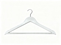 Cintres en bois robustes antidérapants Shiyong pour manteaux adultes, design gain de place