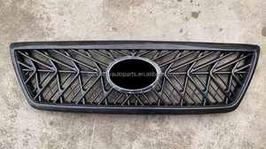 03-09 GX470 수정 그릴 GX 액세서리 광택 UZJ120 블랙 앞 범퍼 그릴 바디 부품 렉서스 GX470 바디 키트 2003-2009 - Product Image 4