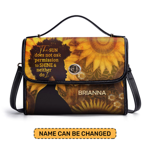 Borsa a Mano in Pelle PU di Alta Qualità per Donne, Borsa Personalizzata con Stampa '<span class=keywords><strong>I</strong></span> <span class=keywords><strong>Am</strong></span> the Storm', Borse a Tracolla per Donne - Product Image 3