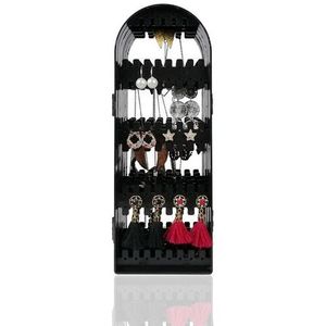 Présentoir à boucles d'oreilles accordéon 5 portes, 300 emplacements, organisateur de bijoux, support de rangement - Product Image 2