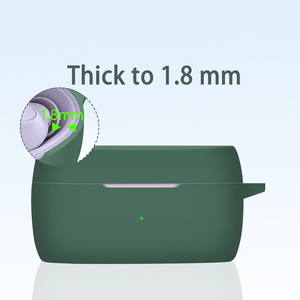 Convient pour <span class=keywords><strong>Jabra</strong></span> Elite 3 <span class=keywords><strong>Case</strong></span> Silicone Protective Earphone <span class=keywords><strong>Case</strong></span> Shockproof with Hook - Product Image 3