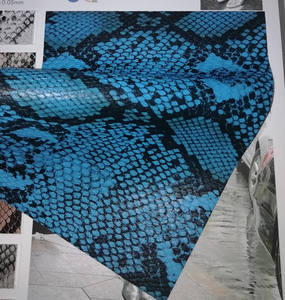 Vente en gros similicuir synthétique imprimé peau d'animal similicuir PU de créateur pour sac artisanat coussin siège <span class=keywords><strong>portefeuille</strong></span> - Product Image 3