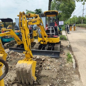 Excavadora hidráulica Komatsu PC30MR 3ton usada Mini Fast Convenient Crawler Machinery Core PLC Components-Motor Gearbox 5ton - Product Image 1