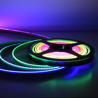 Lampu samping 24 Volt dekorasi pesta lampu Strip LED RGB COB melanjutkan Breakpoint Strip lampu Strip LED 5 M RGB