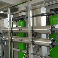 Système de filtration d'eau par osmose inverse durable 500 LPH en PRV 4040 pour puits forés