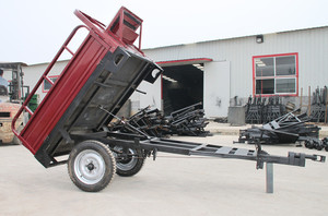 Mini <span class=keywords><strong>remorque</strong></span> ATV en acier inoxydable, capacité de <span class=keywords><strong>500kg</strong></span> - Product Image 3