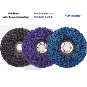 <span class=keywords><strong>Disque</strong></span> de nettoyage et de décapage, meule abrasive violette <span class=keywords><strong>pour</strong></span> l'élimination de la rouille, de la peinture et des incrustations métalliques, compatible avec les meuleuses d'angle - Product Image 1