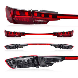 Indicatore di Direzione Dinamico a Flusso per <span class=keywords><strong>Audi</strong></span> <span class=keywords><strong>A4</strong></span> Modelli 17-23, Gruppo Fanale Posteriore a <span class=keywords><strong>LED</strong></span>, Nuovo, 12V, Lente Rossa, Plug and Play - Product Image 5