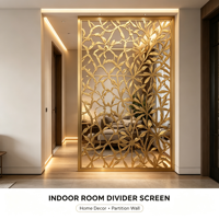 Panneau décoratif d'écran de confidentialité en métal pour extérieur, idéal pour jardin, patio, balcon et cour arrière