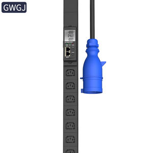 Modbus 485 tension totale <span class=keywords><strong>courant</strong></span> puissance monophasé <span class=keywords><strong>triphasé</strong></span> <span class=keywords><strong>32A</strong></span> 24 voies C13 connecteur Intelligent PDU <span class=keywords><strong>prise</strong></span> d'armoire - Product Image 5