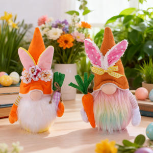 Neue Osterdekoration 21cm Gesichtslose Puppe Plüschtier Tischdekoration - Product Image 4