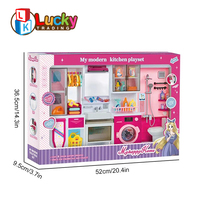 Jouets de maison de poupée Lucky Toys, collection de poupées, accessoires, salle de bain, jouet de toilette, mini maison, baignoire, micro paysage, mini maison de poupée