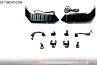 Ventes chaudes d'accessoires de voiture 4x4, aileron de toit arrière de voiture avec lumière pour Jeep Wrangler JK 2007-2017
