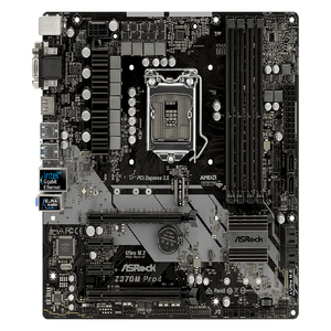 เมนบอร์ด Plc <span class=keywords><strong>ASRock</strong></span> Z370M <span class=keywords><strong>Pro4</strong></span> รองรับ LGA1151 ชิปเซ็ต <span class=keywords><strong>Z370</strong></span> แบบ ATX จำหน่ายจำนวนมาก - Product Image 1
