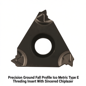 Inserto de Roscado Tipo E Iso Métrico de Perfil Completo con Fresa de Precisión y Rompecáscaras Sinterizado - Product Image 2