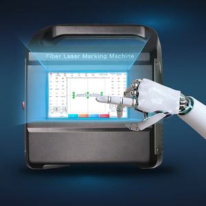 מפעל אוטומטי כף יד 20w 30w 50w חריטה לייזר מכונת סימון לייזר סיב cnc נייד מתכת - Product Image 2