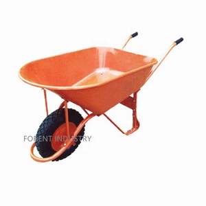 स्टील संभाल रबर पहिया उद्यान धातु प्लांटर्स WB7400 <span class=keywords><strong>wheelbarrow</strong></span> - Product Image 3