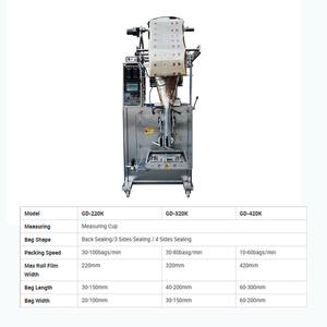 Nitơ Điền Snack Căng Phồng Thực Phẩm Bỏng Ngô Khoai Tây Chiên Đường Các Loại Hạt Hạt Gạo Gói Dọc Đa-Chức Năng Máy Đóng Gói - Product Image 2