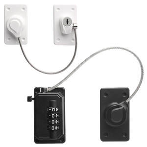 Serrure de meuble noble et robuste avec code à combinaison, sans perçage requis pour les portes de placards - Product Image 1