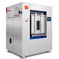 Laveuse-essoreuse industrielle anti-taches 30 kg / Machine à laver à barrière sanitaire pour projets de blanchisserie médicale