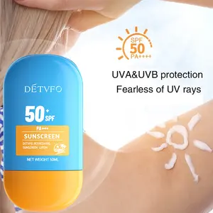 Beauty Best Protetor solar Spf50 Protetor solar hidratante refrescante Proteção UV