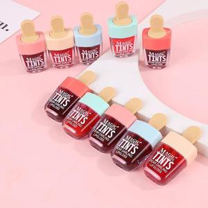 ลิปกลอสทรงไอศกรีมน่ารัก ขายส่ง 6 สี กันน้ำ ติดทนนาน บำรุงริมฝีปาก ชุดลิปทินท์เนื้อลิควิดสำหรับเด็ก กลิ่นหอมหวาน - Product Image 4