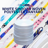 Fabricant chinois de lanières en polyester blanc de haute qualité, grade A et grade AA, pour sublimation