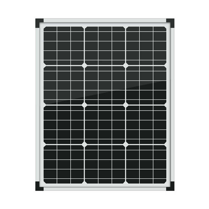 Professional Factory Waterproof Solar Energy Panels 55W High Efficiency Single Crystal Solar Panels