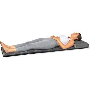 Tapis de Massage électrique avec 10 moteurs vibretants et coussin chauffant, masseur complet pour le corps, soulagement du dos, des jambes, lombaires - Product Image 4