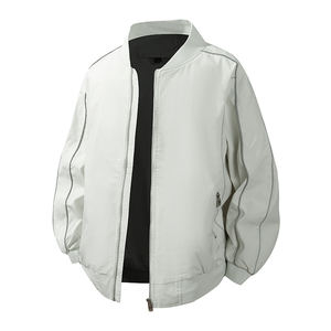 เสื้อกันหนาวผู้ชายแบบลำลองปี 2026  เสื้อถักซิป  ลายแจ็คการ์ด  เสื้อคลุมลายกราฟิก  เสื้อแจ็คเก็ตแบบนักแข่ง  เสื้อถักนิตติ้ง - Product Image 1