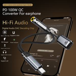 USB C Để 3.5Mm Tai Nghe Và Bộ Sạc <span class=keywords><strong>Adapter</strong></span> 2-Trong-1 USB C Để Aux Jack Cáp Dongle Với Pd Cho Điện Thoại 15 Pro Max, Samsung Loạt - Product Image 5