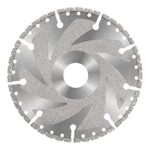 All Purpose Demolition Cutting Disc Vacuum Brazed Diamond Saw Blade For Steel Metal Stone Cast Iron Rebar Aluminum