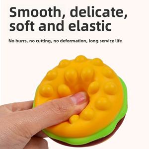 ลูกบอลซิลิโคน 3 มิติ บอลบีบ บอลฟองสบู่ และของเล่นแฮมเบอร์เกอร์คลายเครียด ขายดี เหมาะสำหรับของขวัญส่งเสริมการขาย - Product Image 6