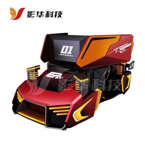Machine de jeu de course dynamique à trois écrans VR, grande simulation 9D de voiture F1, machine tout-en-un, divertissement vidéo - Product Image 5