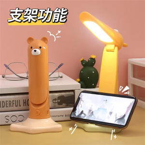 Lampe de table pliante pour animaux de compagnie Kawaii, lampe LED de nuit, <span class=keywords><strong>dessin</strong></span> animé, chien et <span class=keywords><strong>cerf</strong></span>, pour chambre d'enfant, chambre de chevet, décoration d'intérieur - Product Image 4